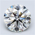 Diamante Natural 2.82 quilates, Redondo , Color H, claridad VS1 y certificado GIA