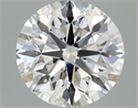 Lab Grown Diamond 3.01 Carats, Round with Excellent Cut, E Color, VS1 Clarity and Certified by IGI