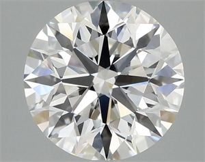 Picture of Lab Grown Diamond 3.01 Carats, Round with Excellent Cut, E Color, VS1 Clarity and Certified by IGI