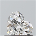 Natural Diamond 0.41 Carats, Heart with  Cut, G Color, VS2 Clarity and Certified by GIA