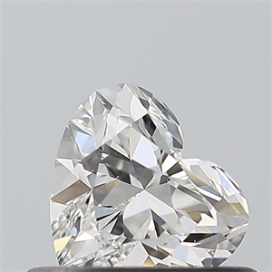 Picture of Natural Diamond 0.41 Carats, Heart with  Cut, G Color, VS2 Clarity and Certified by GIA