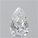 Natural Diamond 1.20 Carats, Pear with  Cut, E Color, VS1 Clarity and Certified by GIA