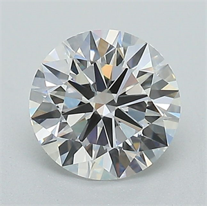 Picture of Lab Grown Diamond 1.09 Carats, Round with Ideal Cut, E Color, VVS1 Clarity and Certified by IGI