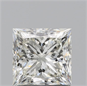 Natural Diamond 1.01 Carats, Princess with  Cut, J Color, SI1 Clarity and Certified by GIA