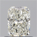 Natural Diamond 0.70 Carats, Radiant with  Cut, I Color, VS1 Clarity and Certified by GIA