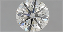 Natural Diamond 0.70 Carats, Round with Excellent Cut, I Color, VVS1 Clarity and Certified by IGI