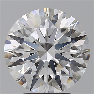 Picture of Lab Grown Diamond 3.56 Carats, Round with Ideal Cut, E Color, VVS1 Clarity and Certified by IGI