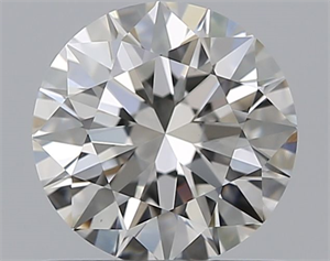 Picture of Natural Diamond 0.76 Carats, Round with Excellent Cut, H Color, VS2 Clarity and Certified by GIA