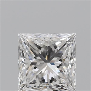 Picture of Natural Diamond 0.80 Carats, Princess with  Cut, E Color, VVS1 Clarity and Certified by GIA