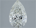 Natural Diamond 1.83 Carats, Pear with  Cut, H Color, SI1 Clarity and Certified by IGI