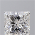 Natural Diamond 1.50 Carats, Princess with  Cut, D Color, SI1 Clarity and Certified by GIA