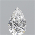 Natural Diamond 0.52 Carats, Pear with  Cut, D Color, VVS1 Clarity and Certified by GIA