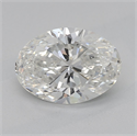 Diamante Natural 1.30 quilates, Ovalado , Color G, claridad SI2 y certificado GIA