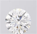Lab Grown Diamond 1.51 Carats, Round with Ideal Cut, F Color, VVS2 Clarity and Certified by IGI