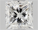 Diamante Natural 0.51 quilates, Princesa , Color E, claridad VVS2 y certificado GIA