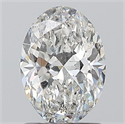 Diamante Natural 1.20 quilates, Ovalado , Color E, claridad SI2 y certificado GIA