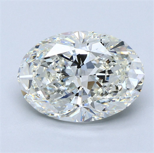 Picture of Natural Diamond 4.03 Carats, Oval with  Cut, I Color, SI1 Clarity and Certified by GIA