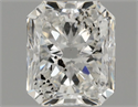 Diamante Natural 0.70 quilates, Radiante , Color F, claridad SI2 y certificado HRD