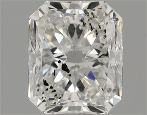 Picture of Natural Diamond 0.70 Carats, Radiant with  Cut, F Color, SI2 Clarity and Certified by HRD