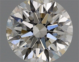 Picture of Natural Diamond 0.73 Carats, Round with Excellent Cut, F Color, VVS2 Clarity and Certified by GIA