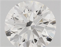 Lab Grown Diamond 1.79 Carats, Round with Ideal Cut, D Color, VVS2 Clarity and Certified by IGI