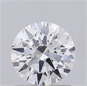 Lab Grown Diamond 1.08 Carats, Round with Excellent Cut, E Color, VVS2 Clarity and Certified by IGI