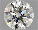 Natural Diamond 1.20 Carats, Round with Excellent Cut, J Color, SI1 Clarity and Certified by GIA