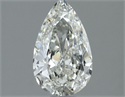 Natural Diamond 1.01 Carats, Pear with  Cut, I Color, SI1 Clarity and Certified by IGI