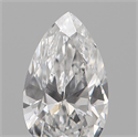 Natural Diamond 0.19 Carats, Pear with  Cut, E Color, VVS2 Clarity and Certified by IGI