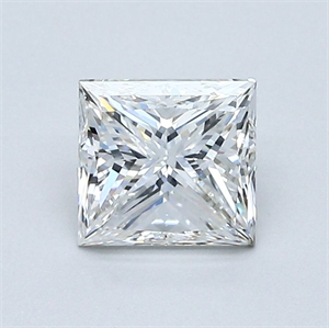 Foto Diamante Natural 0.91 quilates, Princesa , Color G, claridad VS2 y certificado GIA de