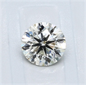 Natural Diamond 0.70 Carats, Round with Very Good Cut, K Color, SI2 Clarity and Certified by GIA