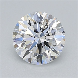 Picture of Lab Grown Diamond 1.05 Carats, Round with Ideal Cut, D Color, VS2 Clarity and Certified by IGI