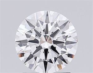Picture of Lab Grown Diamond 1.50 Carats, Round with Excellent Cut, D Color, VVS2 Clarity and Certified by IGI