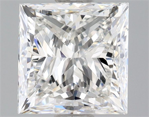 Picture of Natural Diamond 1.20 Carats, Princess with  Cut, F Color, SI1 Clarity and Certified by GIA