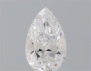 Picture of Natural Diamond 0.40 Carats, Pear with  Cut, D Color, VVS2 Clarity and Certified by GIA