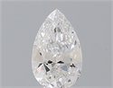 Natural Diamond 0.40 Carats, Pear with  Cut, D Color, VVS2 Clarity and Certified by GIA