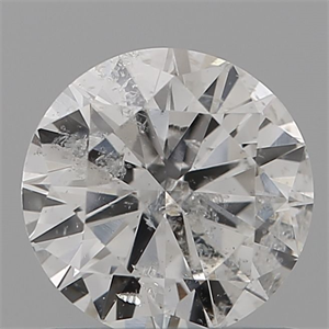 Picture of Natural Diamond 0.90 Carats, Round with Very Good Cut, F Color, I1 Clarity and Certified by IGI