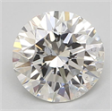 Natural Diamond 0.71 Carats, Round with Excellent Cut, H Color, SI1 Clarity and Certified by GIA