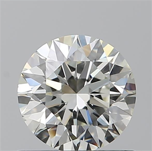 Picture of Natural Diamond 0.80 Carats, Round with Excellent Cut, J Color, VS2 Clarity and Certified by GIA