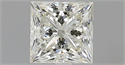 Natural Diamond 1.04 Carats, Princess with  Cut, L Color, VVS2 Clarity and Certified by GIA