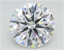 Del inventario de diamantes de laboratorio, 4.04 quilates, Redondo , Color F, claridad VVS2 y certificado IGI
