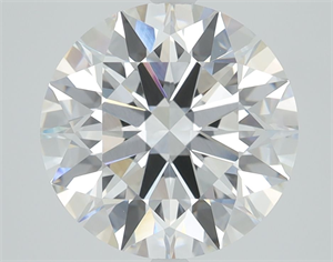 Picture of Lab Grown Diamond 3.58 Carats, Round with Ideal Cut, E Color, VVS1 Clarity and Certified by IGI