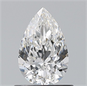 Diamante Natural 0.70 quilates, De pera , Color F, claridad VVS2 y certificado GIA