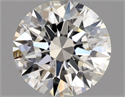 Natural Diamond 0.50 Carats, Round with Excellent Cut, H Color, VS2 Clarity and Certified by GIA