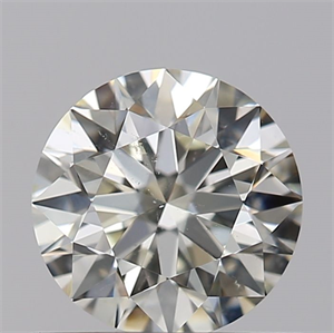 Picture of Natural Diamond 0.70 Carats, Round with Very Good Cut, L Color, SI1 Clarity and Certified by GIA