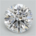Lab Grown Diamond 1.10 Carats, Round with Ideal Cut, D Color, VVS2 Clarity and Certified by IGI