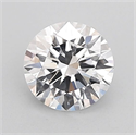 Lab Grown Diamond 1.04 Carats, Round with Excellent Cut, D Color, VVS2 Clarity and Certified by IGI