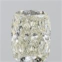 Natural Diamond 1.51 Carats, Cushion with  Cut, L Color, SI2 Clarity and Certified by GIA