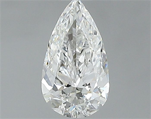 Foto Diamante Natural 0.50 quilates, De pera , Color F, claridad SI1 y certificado GIA de