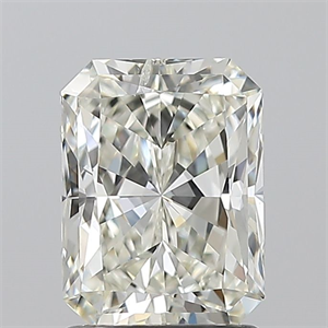Picture of Natural Diamond 1.50 Carats, Radiant with  Cut, J Color, SI2 Clarity and Certified by GIA